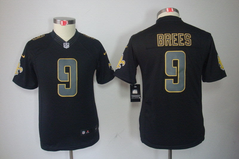 Drew Brees New Orleans Saints black jersey
