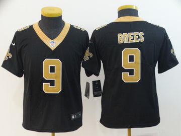 Drew Brees New Orleans Saints black jersey
