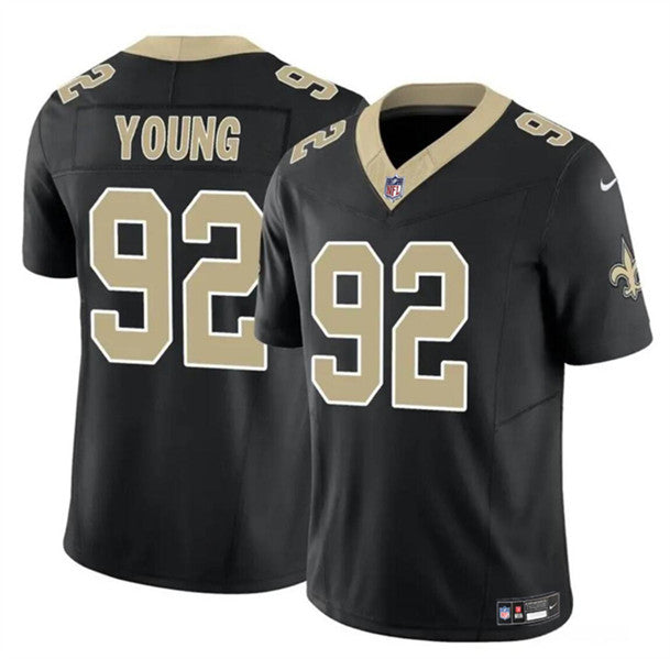 Chase Young New Orleans Saints black FUSE jersey