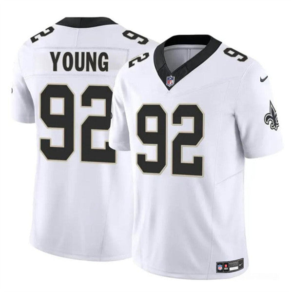 Chase Young New Orleans Saints white FUSE jersey