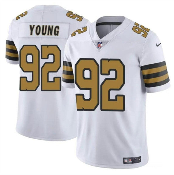 Chase Young New Orleans Saints white Color Rush jersey