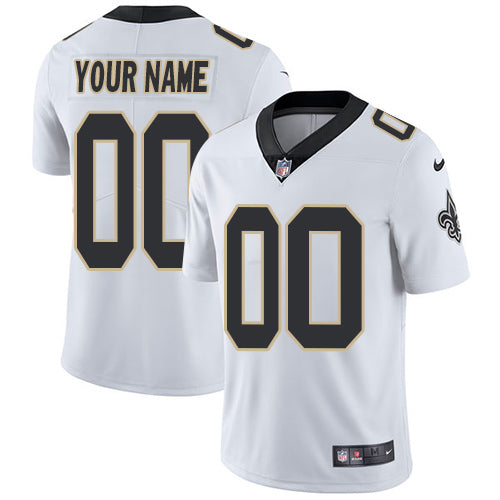 Custom New Orleans Saints white jersey