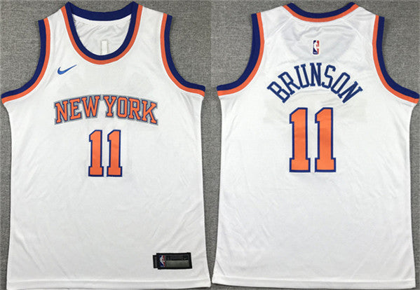 Jalen Brunson New York Knicks white jersey