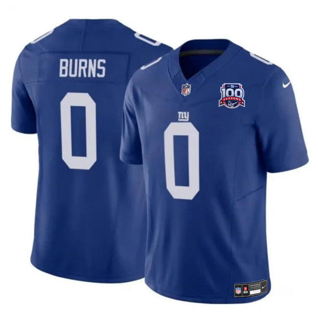 Brian Burns New York Giants blue FUSE jersey