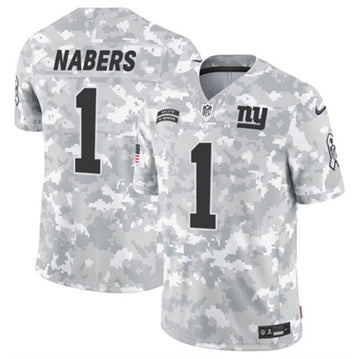 Malik Nabers New York Giants camo Salute To Service jersey