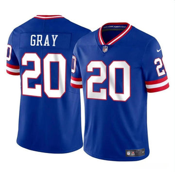 Eric Gray New York Giants royal Throwback jersey
