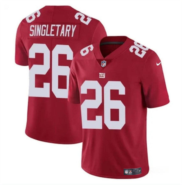 Devin Singletary New York Giants red jersey