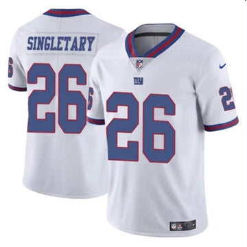Devin Singletary New York Giants white Color Rush jersey