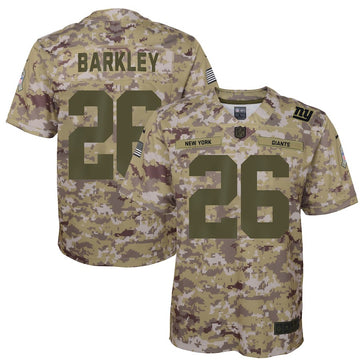 Saquon Barkley New York Giants camo Salute To Service jersey