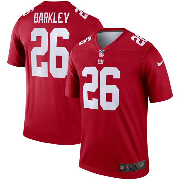 Saquon Barkley New York Giants red Inverted Legend jersey