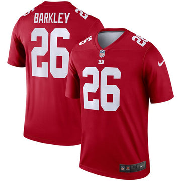 Saquon Barkley New York Giants red Inverted Legend jersey