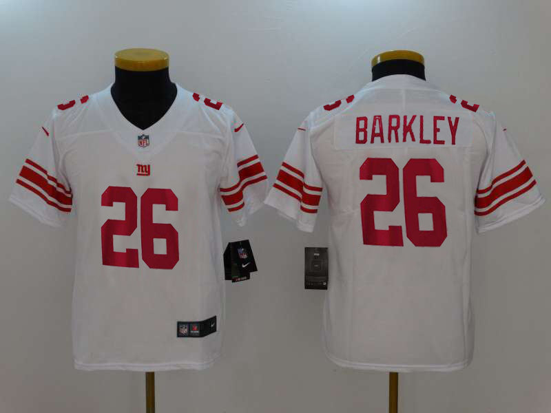 Saquon Barkley New York Giants white jersey