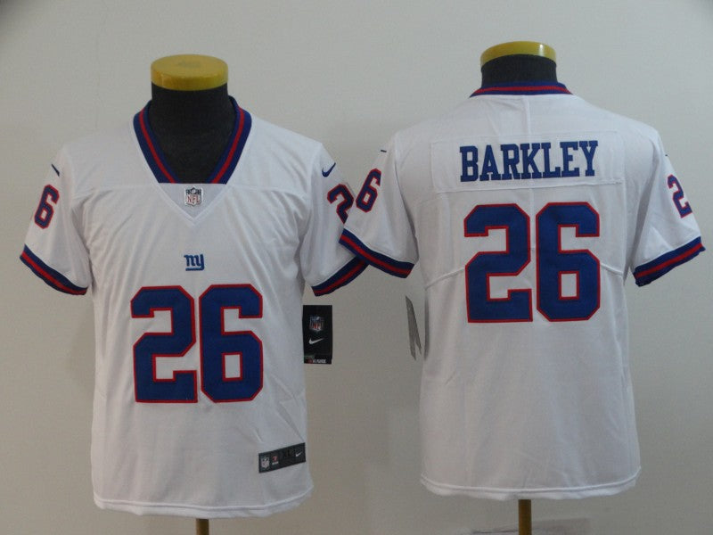 Saquon Barkley New York Giants white jersey