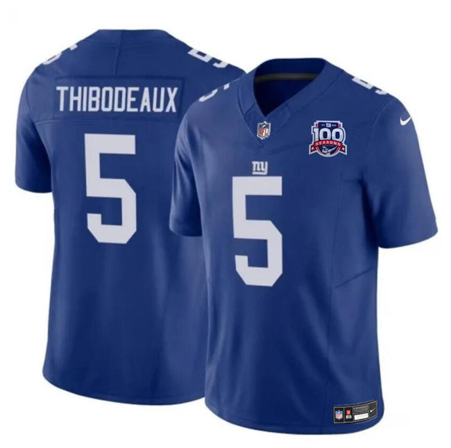 Kayvon Thibodeaux New York Giants blue FUSE jersey