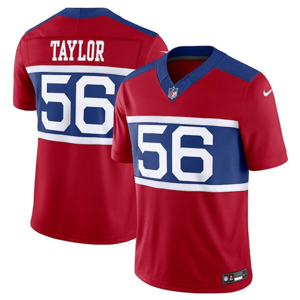 Lawrence Taylor Century New York Giants red FUSE jersey