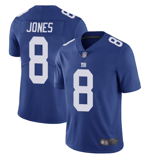 Daniel Jones New York Giants blue jersey