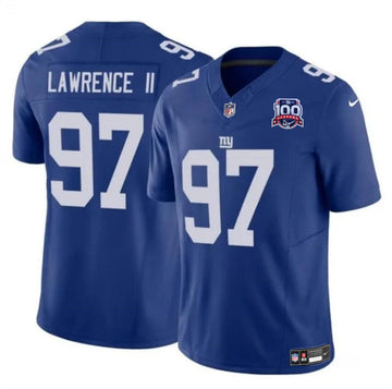 Dexter Lawrence II New York Giants blue FUSE jersey