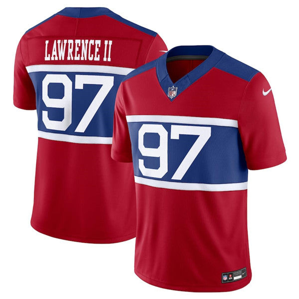 Dexter Lawrence II Century New York Giants red FUSE jersey