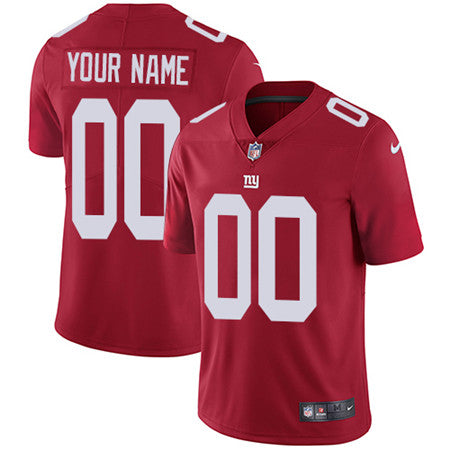 Custom New York Giants red jersey