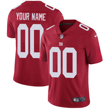Custom New York Giants red jersey