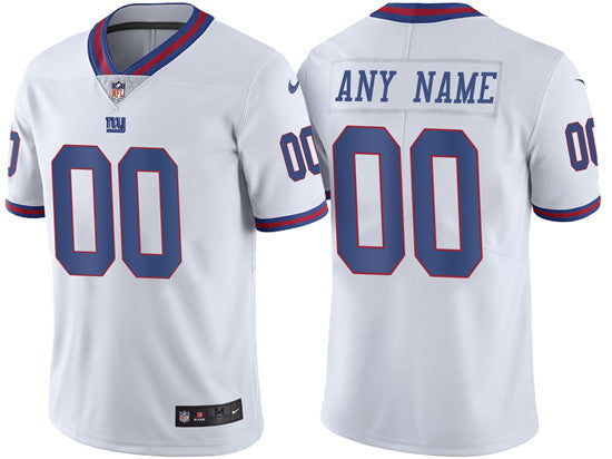 Custom New York Giants white Color Rush jersey