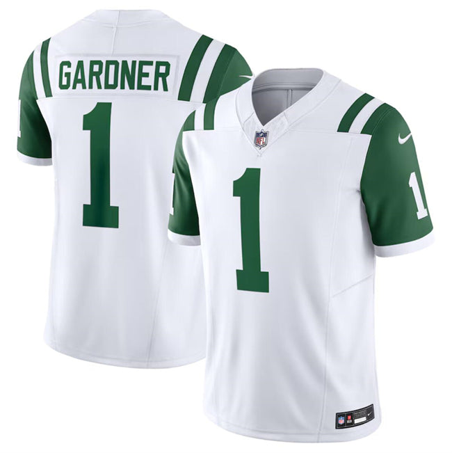 Ahmad Sauce New York Jets white FUSE jersey