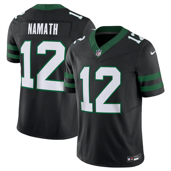 Joe Namath New York Jets black FUSE jersey