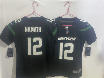 Joe Namath New York Jets black jersey