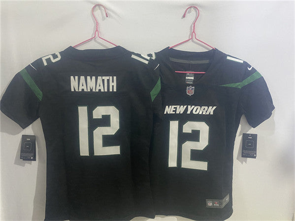 Joe Namath New York Jets black jersey