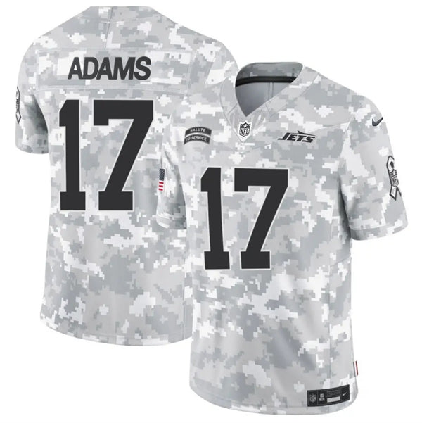 Davante Adams New York Jets camo Salute To Service jersey