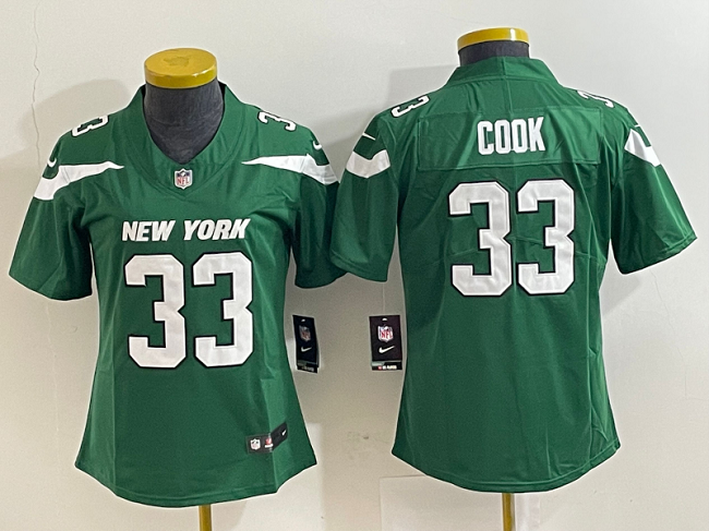 Dalvin Cook New York Jets green jersey