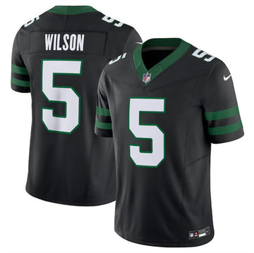 Garrett Wilson New York Jets black FUSE jersey