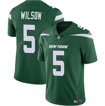 Garrett Wilson New York Jets green jersey