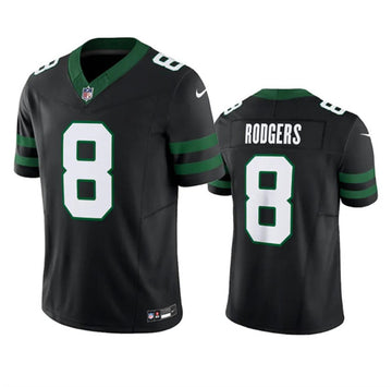 Aaron Rodgers New York Jets black FUSE jersey