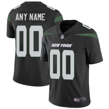 Custom New York Jets black jersey