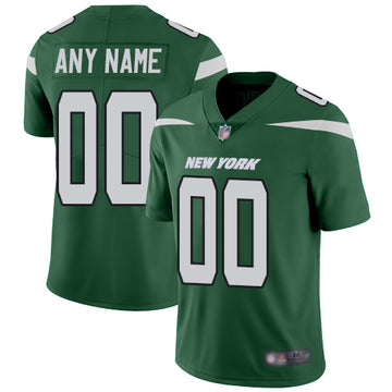 Custom New York Jets green jersey