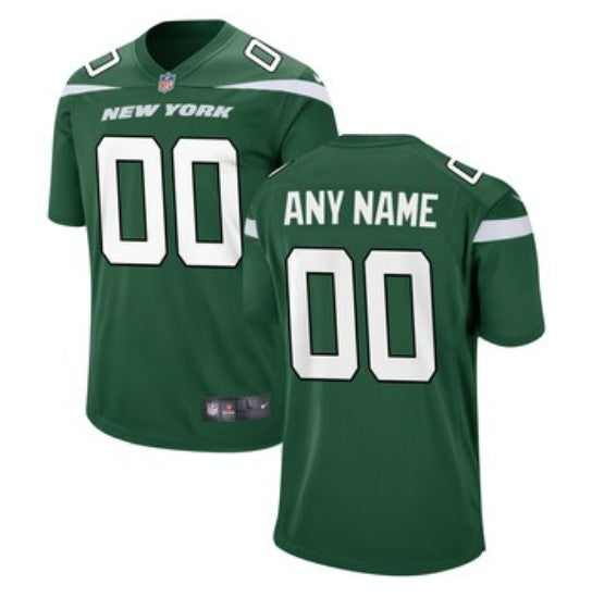 Custom New York Jets green jersey