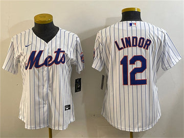 Francisco Lindor New York Mets white jersey