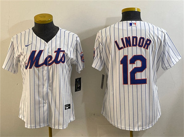 Francisco Lindor New York Mets white jersey