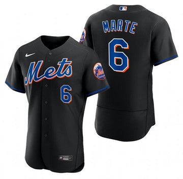 Starling Marte New York Mets black Alternate jersey