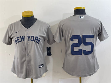 Gleyber Torres New York Yankees gray jersey