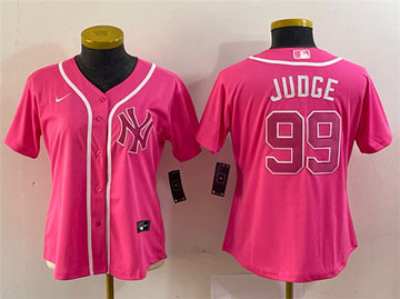 Aaron Judge New York Yankees pink jersey