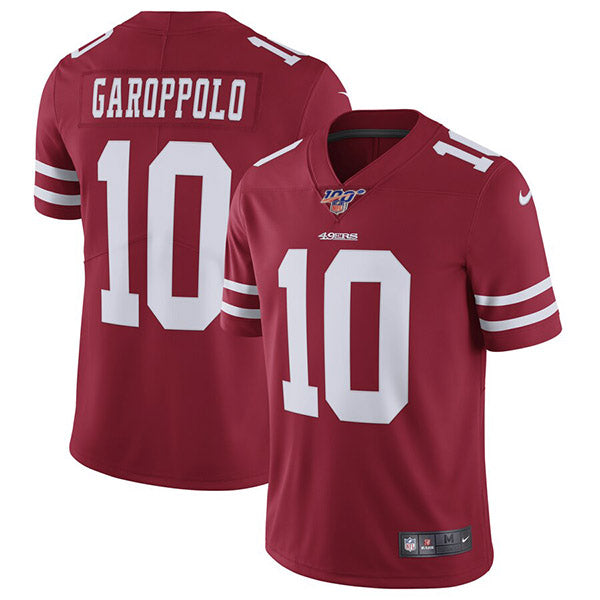 Jimmy Garoppolo With San Francisco 49ers red jersey