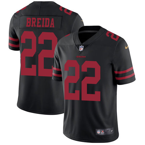 Matt Breida San Francisco 49ers black jersey
