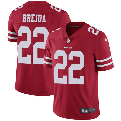 Matt Breida San Francisco 49ers red jersey