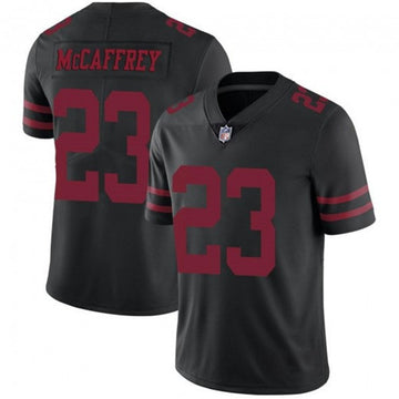 Christian McCaffrey San Francisco 49ers black jersey