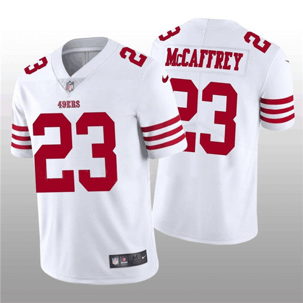 Christian McCaffrey San Francisco 49ers white jersey
