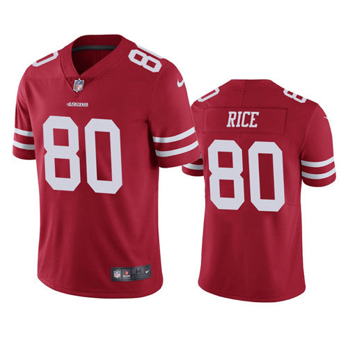 Jerry Rice San Francisco 49ers red jersey