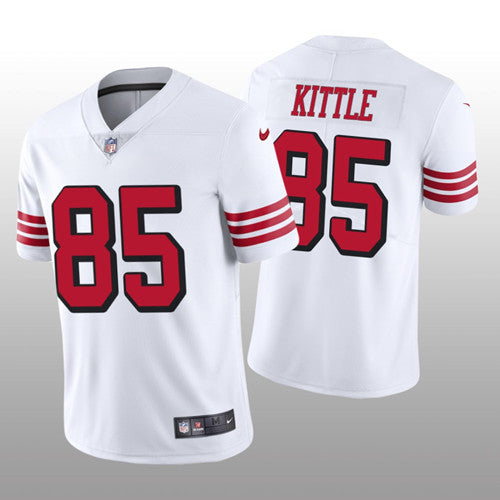 George Kittle San Francisco 49ers white jersey