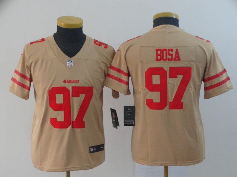 Nick Bosa San Francisco 49ers gold Inverted Legend jersey